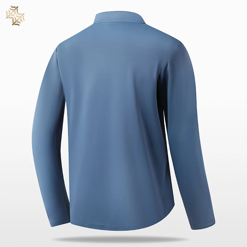 SBWL camiseta de alta calidad para hombre, Polo transpirable para deportes al aire libre, golf ecuestre, correr, montañismo, camiseta base de manga