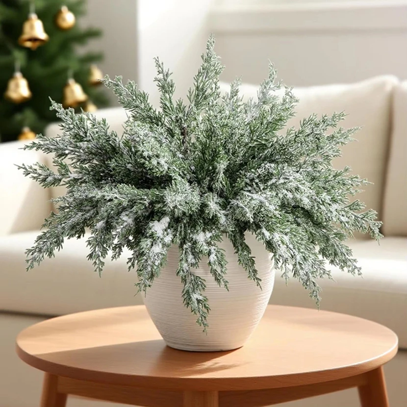 

Artificial Plants Tarzon Leaves Christmas Tree Party Home Room Bedside Table DIY Decor Outdoor Garden Wedding Flower Pretty Gift