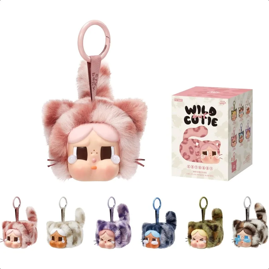 

Crybaby Wild but Cutie Series Vinyl Plush Pendant Blind Box Random Design Action Figures Collectible Toys Decorations Holiday B