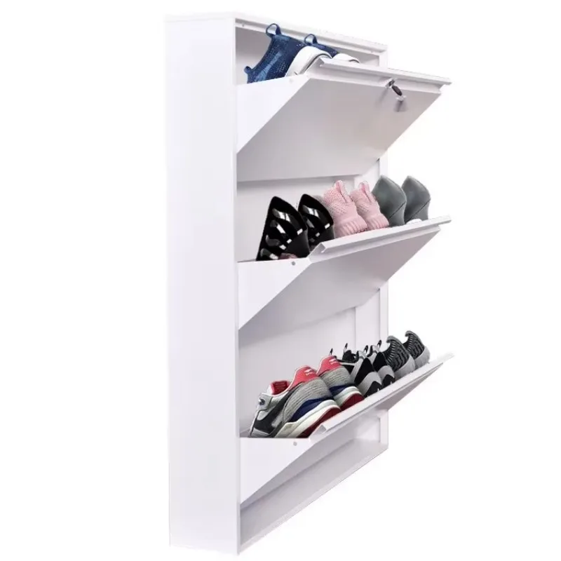 White Shoes Cabinet Metal Shoe Cabinet Large Wall Shoe Cabinet  Home Furniture