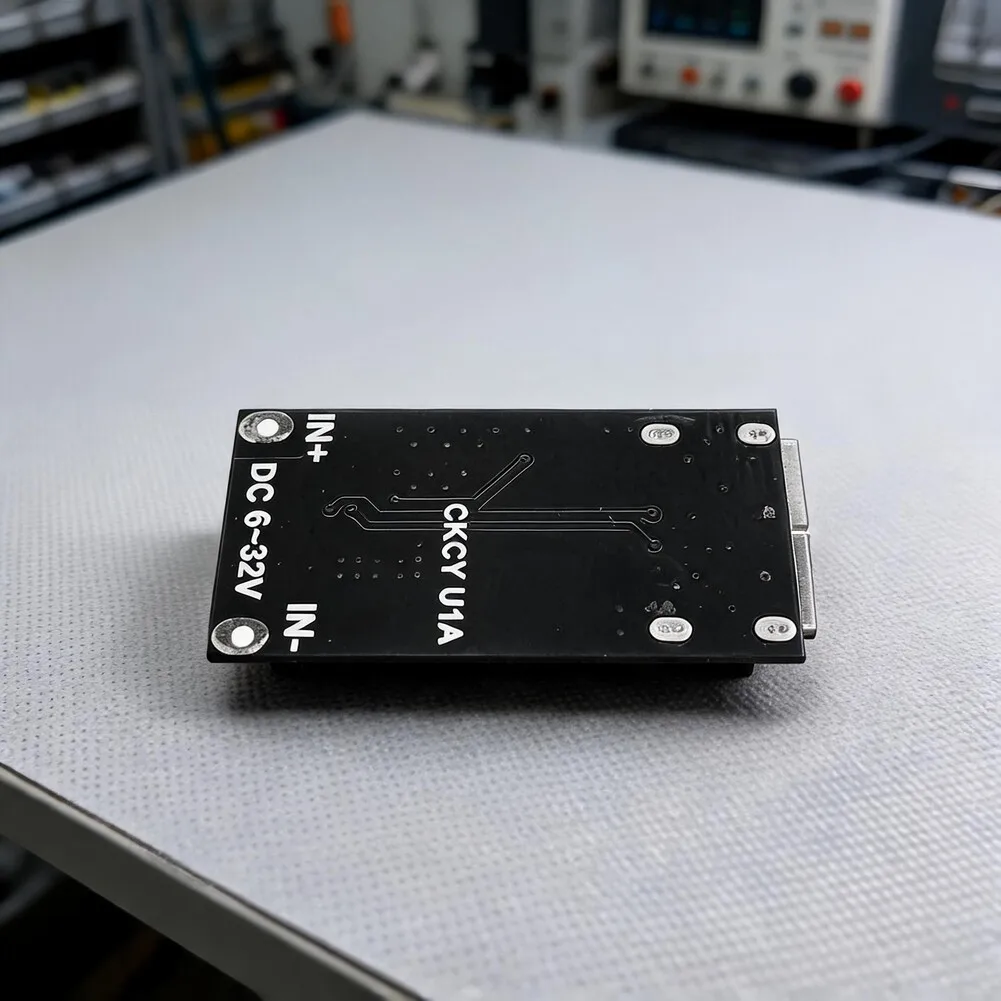 USB DC-DC Step-down Converter Module for Wide Input Voltage Compatibility 6V-32V and Dual Mode Output with LED Status Indicator