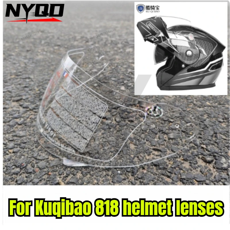 

Kuqibao 818, полный объектив для шлема, специальный открывающийся каска для электромобиля с лобовым стеклом, аксессуары для мотоциклистов