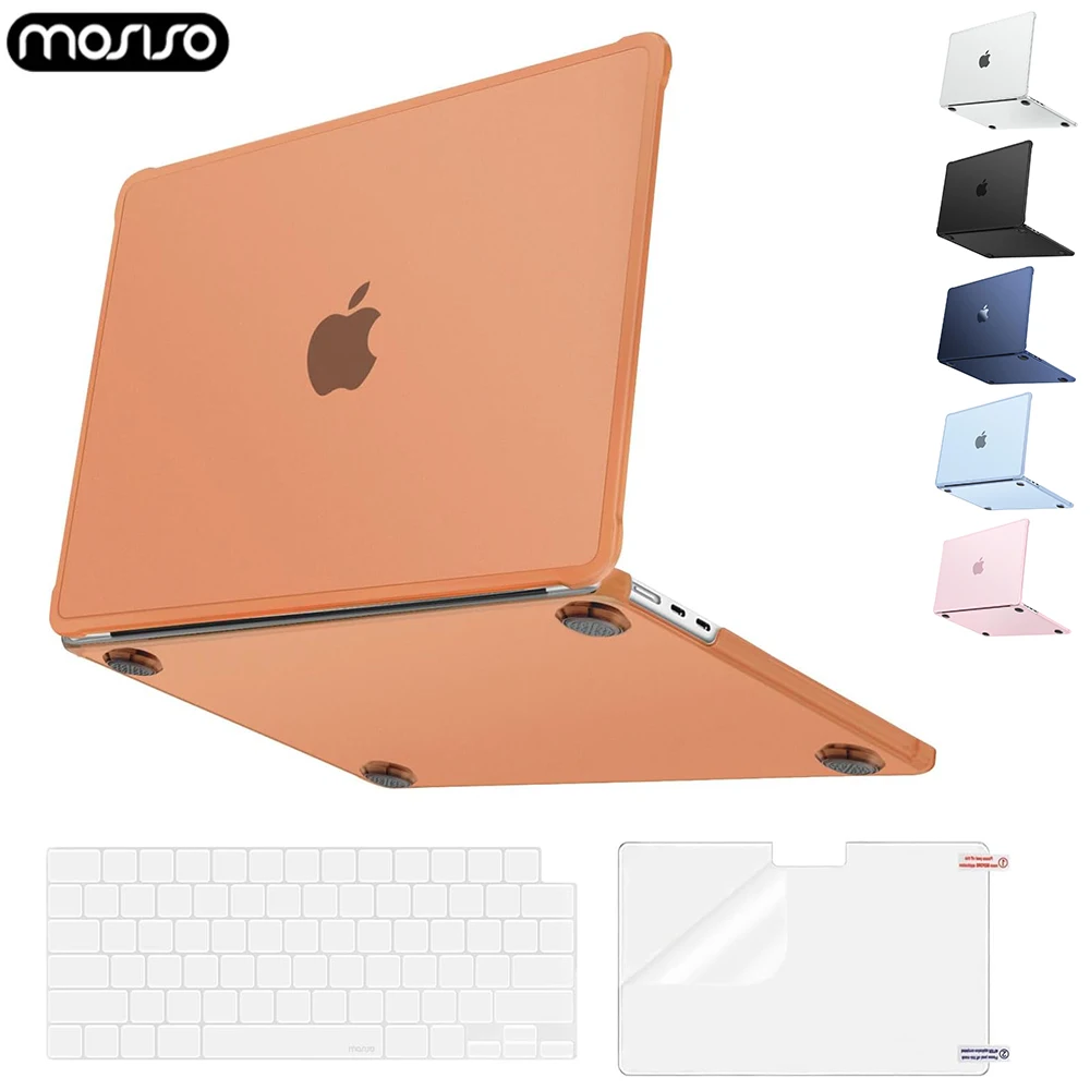 Anti-Crack Laptop Case for 2026 MacBook Air 13 13.6 inch M5 A3449 M4 A3240 M3 A3113 M2 A2681 Anti-Fingerprints Hard Shell Cover