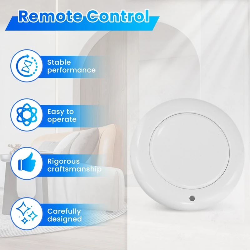 Control remoto inalámbrico de 433Mhz para puerta de coche, Control de acceso, interruptor de botón de pánico SOS y timbre