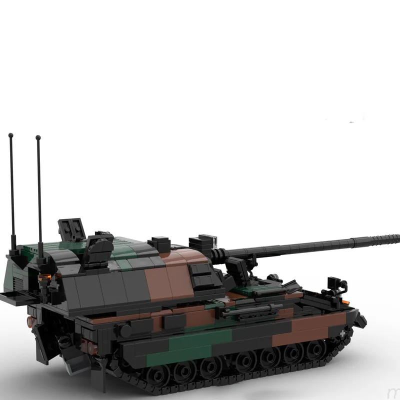 1009 PCS War series PZH 2000 Howitzer MOC Customize Modular Building Block Design Brick Technology Model DIY Toy Birthday Gift