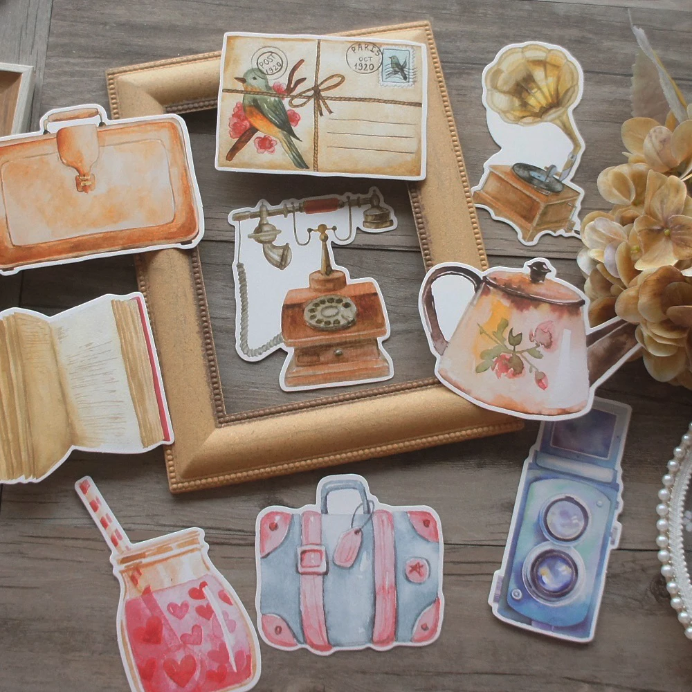 

15pcs Traveling In Winter By Car Style Card As Party Invitation DIY Decoration Gift Card Message Card Postcard