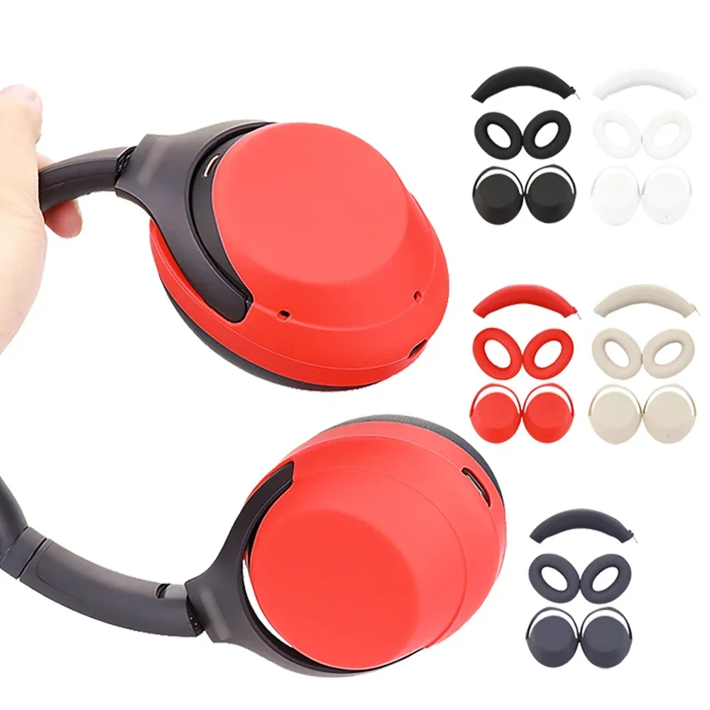 Durable Headphone Cover for Sony WH-1000XM3/4 Earphone Silicone Protective Case 1000XM4 Headset Headbeam Protector Sleeve