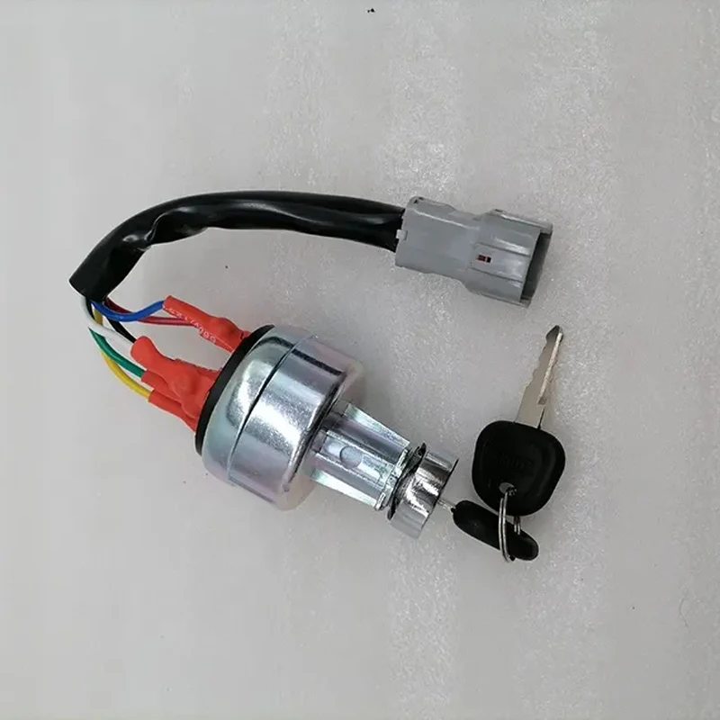 For 21N4-10400 Sany SY60 150 215 225 305 335-7-9 Start Switch Lgnition Electric Door Lock Lighter Excavator Parts Free Shipping