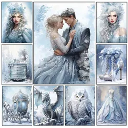 Magical World 5DDIY Diamond Painting Rhinestone Painting Embroidery Cartoon Craftsmanship Mosaic Wall Stickers Decoration