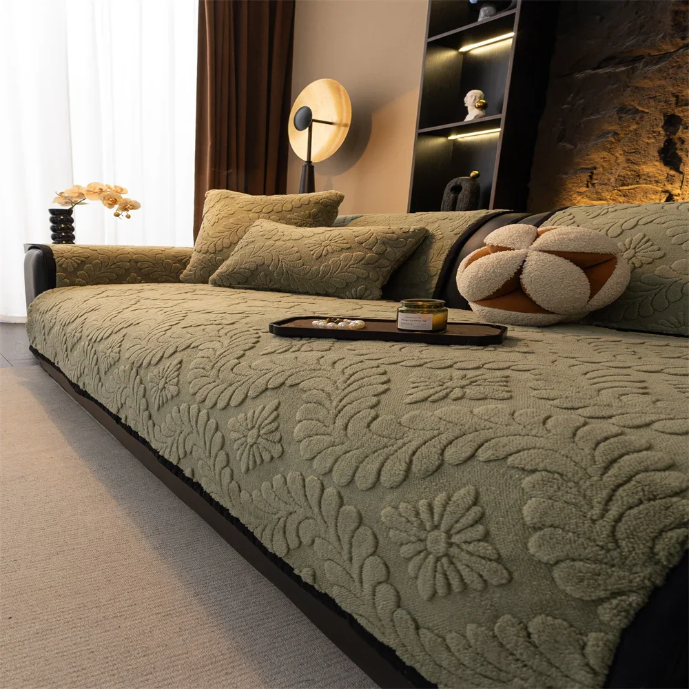 

Sofa cushion water-washed cotton four seasons universal new 2025 sofa backrest cover towel non-slip dustproof sofa cover