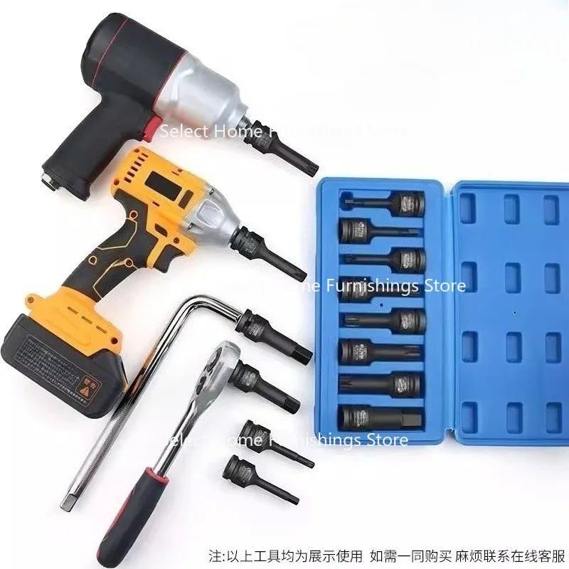 

Подходит для втулки отвертки 1/2, внутренний шестиугольный пневматический электрический ключ с цветком сливы, набор головки ветровой партии, инструмент для ремонта автомобиля