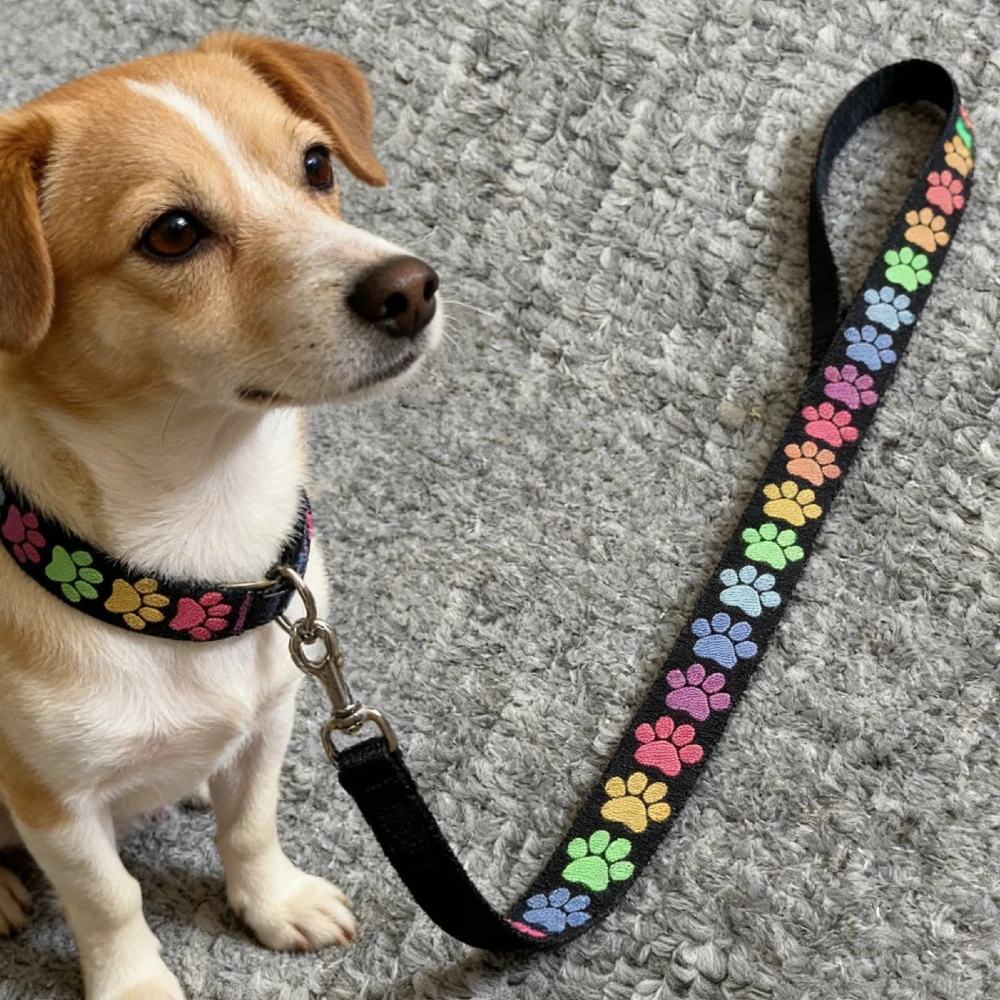 10 METER 7/8 And 5/8 Inch 22MM 16MM Small Colored Footprints Cartoon Ribbon