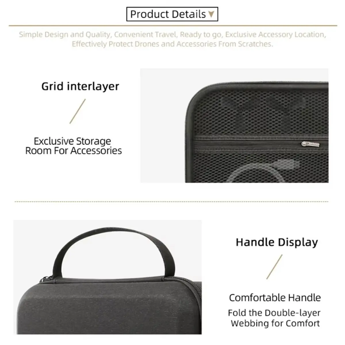 DT85 HOT For AVATA 360 Carrying Case Shockproof Fly More Combo Kit Hard Storage Bag Box for AVATA 360 Drone Accessories