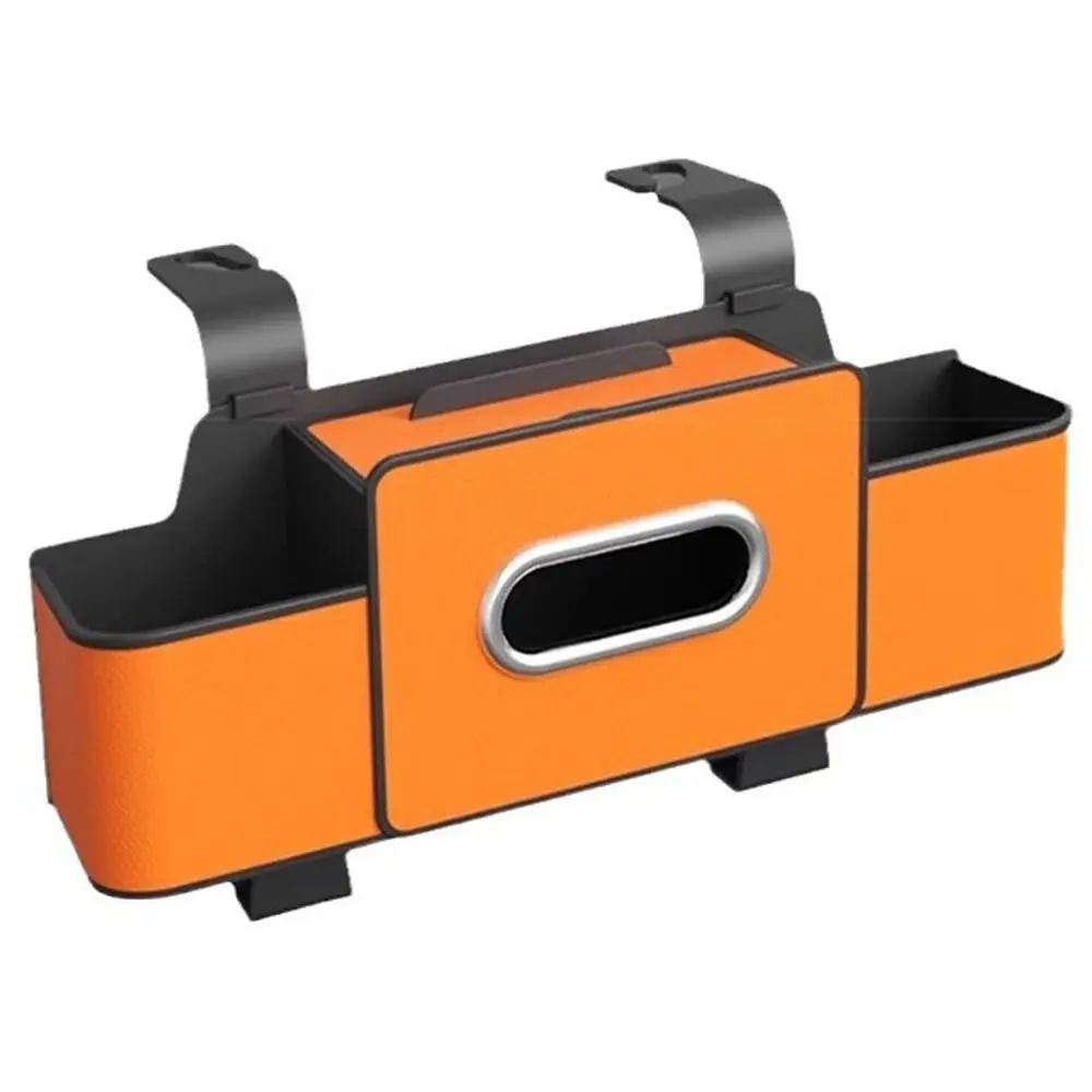 

Partition Design Car Backseat Storage Box Phone Stand Holder Anti-wear Vehicle Tissue Box Universal Multifunctional