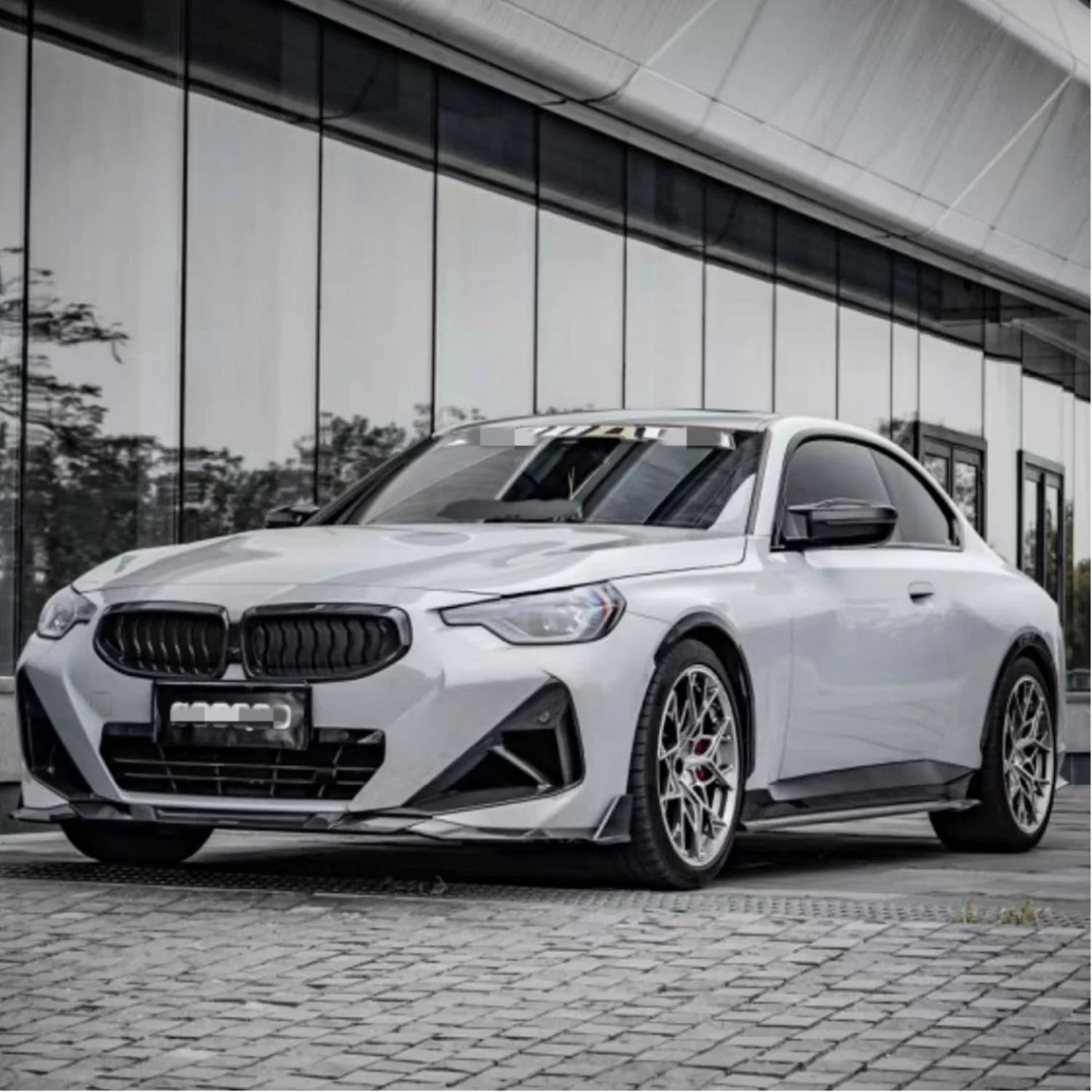 핫 세일 M4 혼 스타일 후방 미러 커버 BMW 2 시리즈 G42 M240 M4 스타일 카본 파이버 후방 미러 커버에 적합