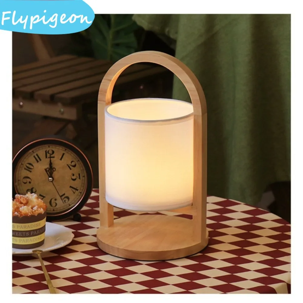 Japanese Wabi Sabi Rechargeable Desk Lamp Remote Control Eye Protection Sleep Dedicated Bedroom Bedside Night Light