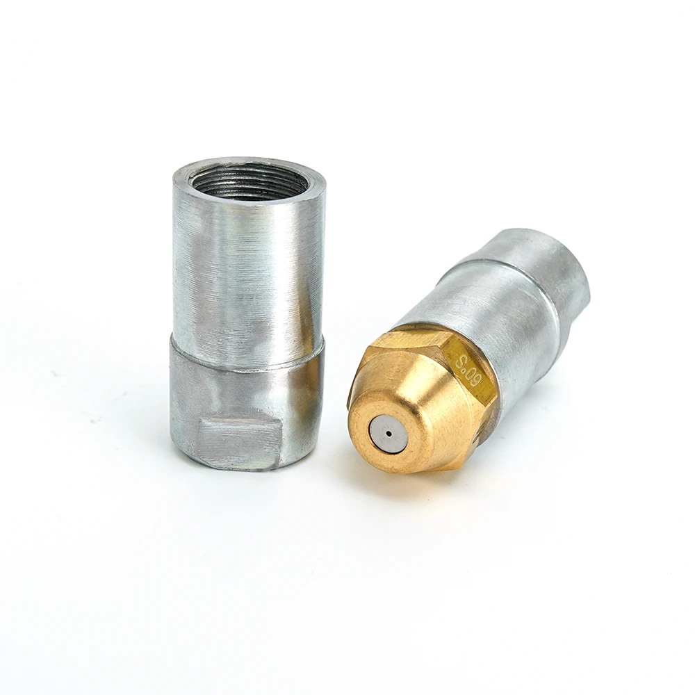 0.2GPH 60 Brass Diesel Fuel Nozzle With Base Oil Burner Spray for Methanol Combustion Engine 9/16" Heavy Duty Fuel Injector