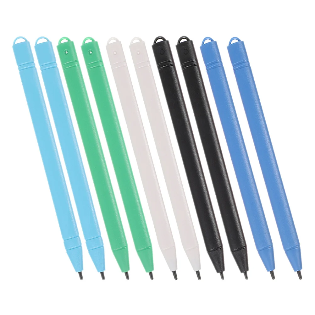 

10 Pcs Writing Board Lcd Painting Pen Drawing Tablet Doodle Stylus Liquid Crystal Plastic