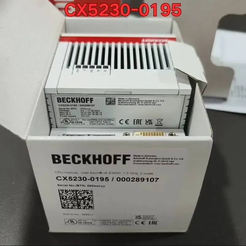 

Новый модуль ПЛК Beckhoff CX5230-0195