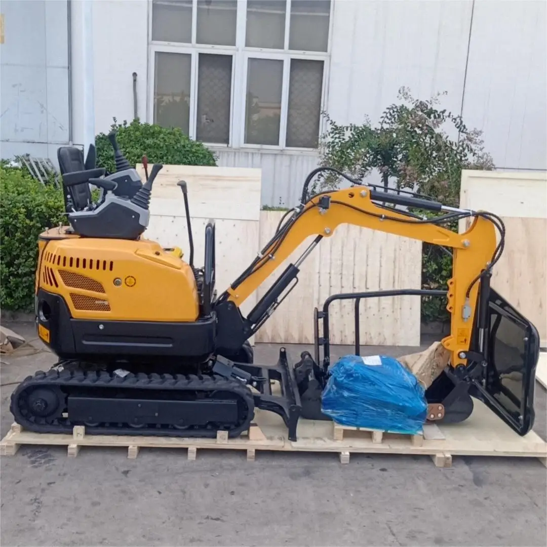 nuoman crawler mini excavator towable backhoe 800 kg