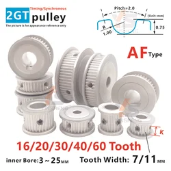 3d Printer Onderdelen 2gt Timing Katrol 16T 20T 30T 32T 40T 60 Tanden Boring 3 4 5 6 8 10 12 14 15Mm 2M Synchrone Wielbreedte 6 10 Mm