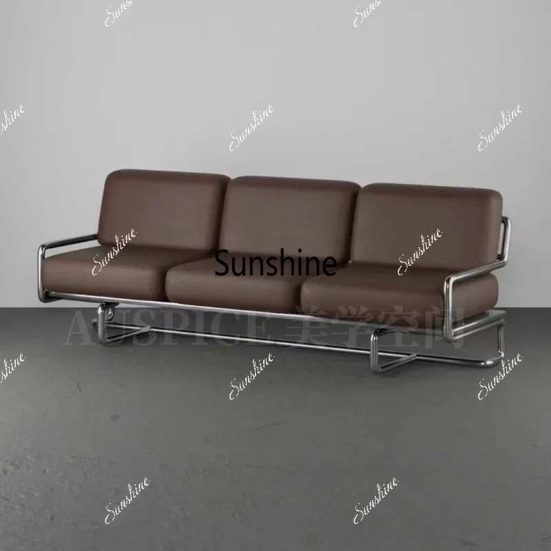 YYMedieval style design stainless steel niche treasure living room sofa