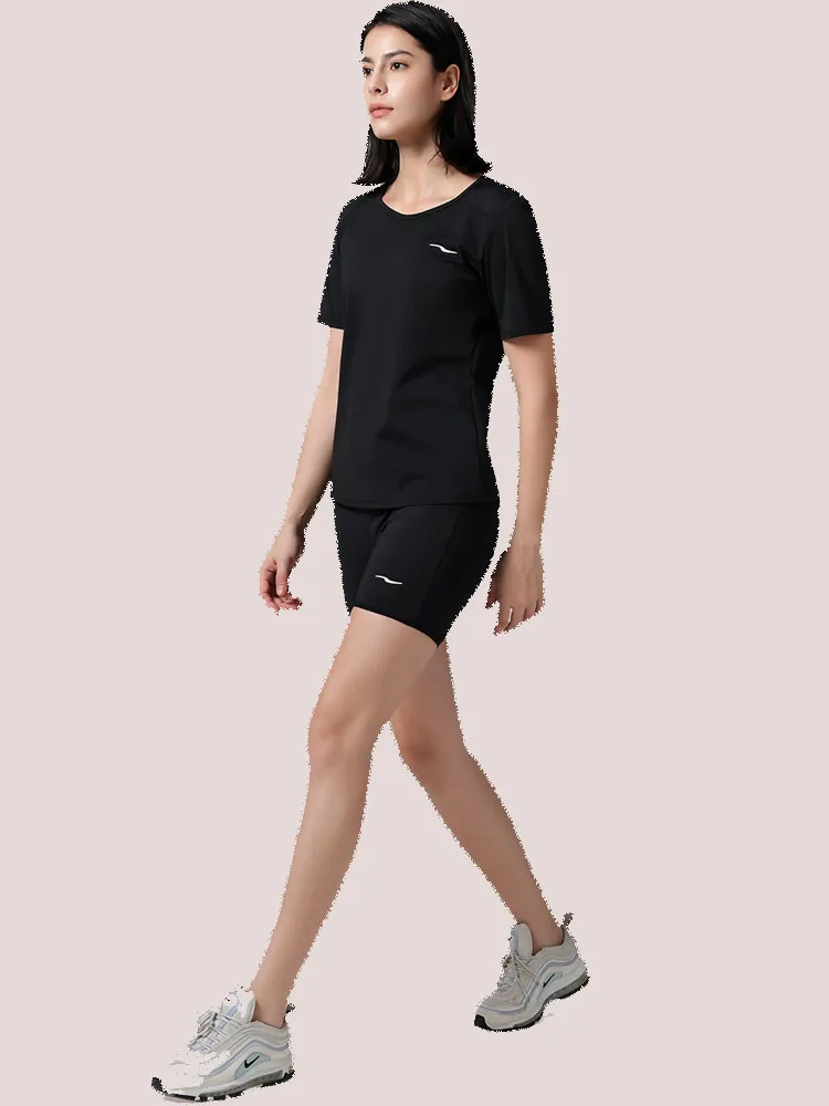 Ensemble chemise et short de sauna à manches courtes et longues pour hommes et femmes, pantalons de survêtement, piégeage de la chaleur, survêtement d'exercice de gym imbibé, 2 pièces