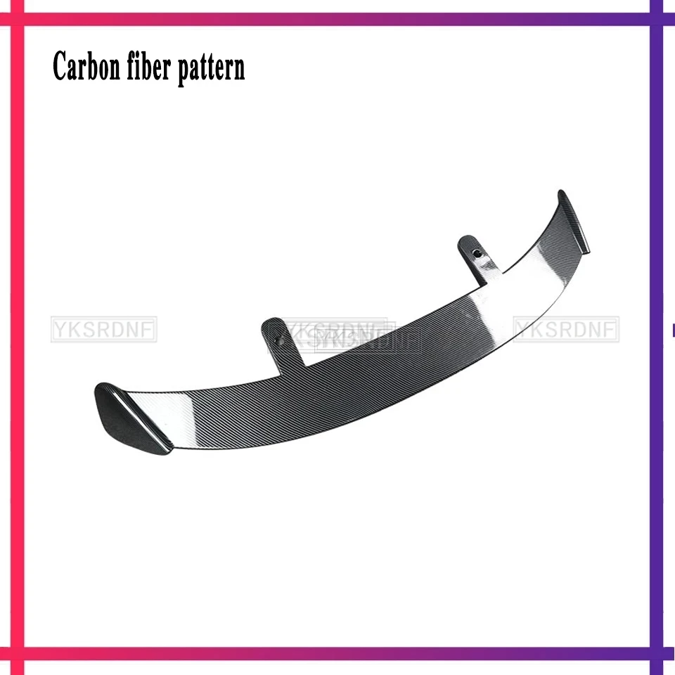 Use For 2011-2016 Suzuki Swift Sport Spoiler ABS Plastic Carbon Fiber Look Hatchback SUV Roof Rear Wing Body Kit Accessories