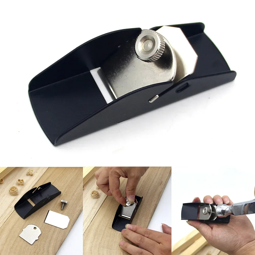 Mini Hand Planer Professional Woodworking Adjustable Flat Bottom Precise Manual Wood Planer for Wood Craft Processing Carving