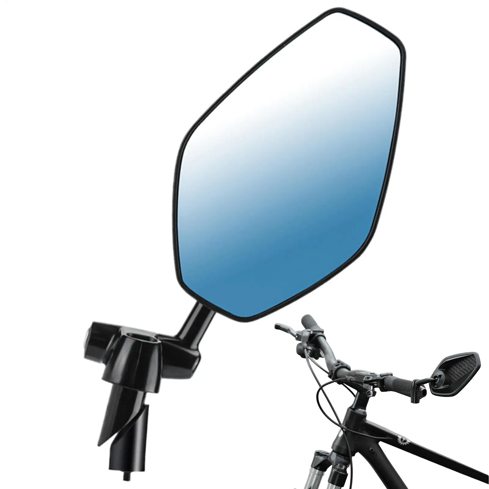 

Rear View Mirror For Bike Anti-glare High Definition Convex Lens Wide Angle Handlebar Rearview Mirror For Men Women Boys Girls