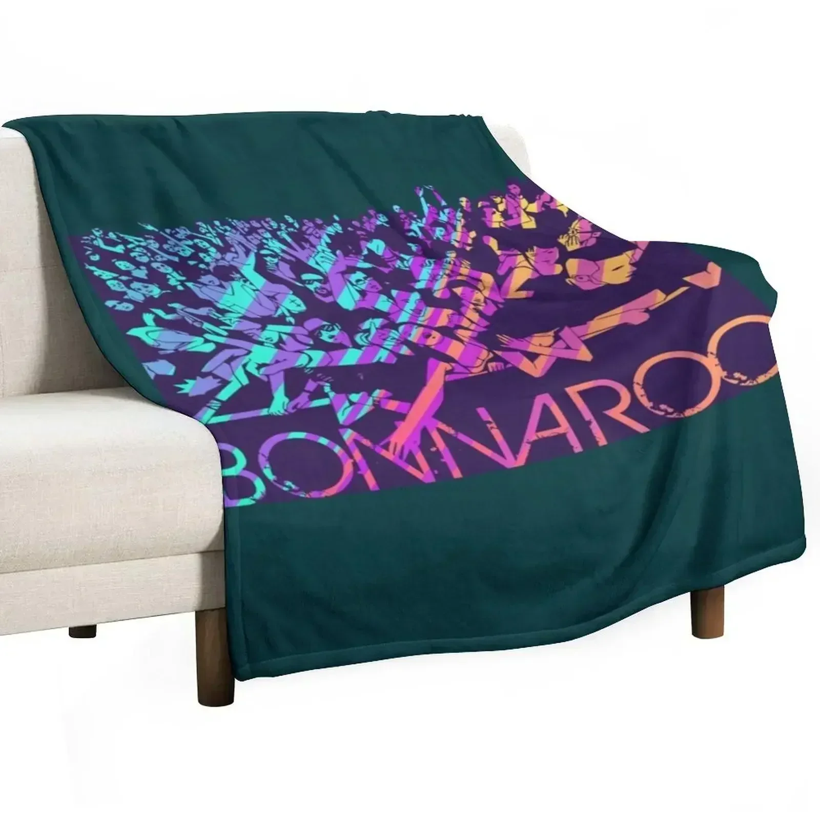 Bonnaroo Crowd Throw Blanket Flannels decorative Polar Fashion Sofas Plaid Blankets