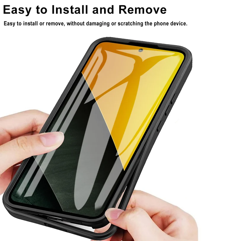 BOKYAS Cover Ibrida Trasparente Per Xiaomi Poco M7 Pro 5G - Antiurto 360° Con Protezione Display - Verde
