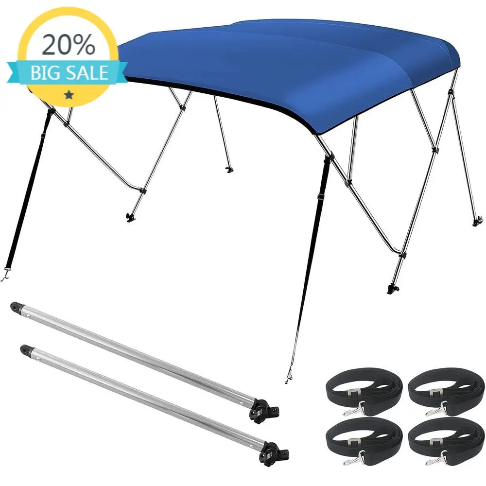 

Водонепроницаемый чехол для лодки с 4 дугами и задней опорной стойкой, подходит для лодок длиной 8 футов, высотой 54 дюйма, шириной 91-96 дюймов.