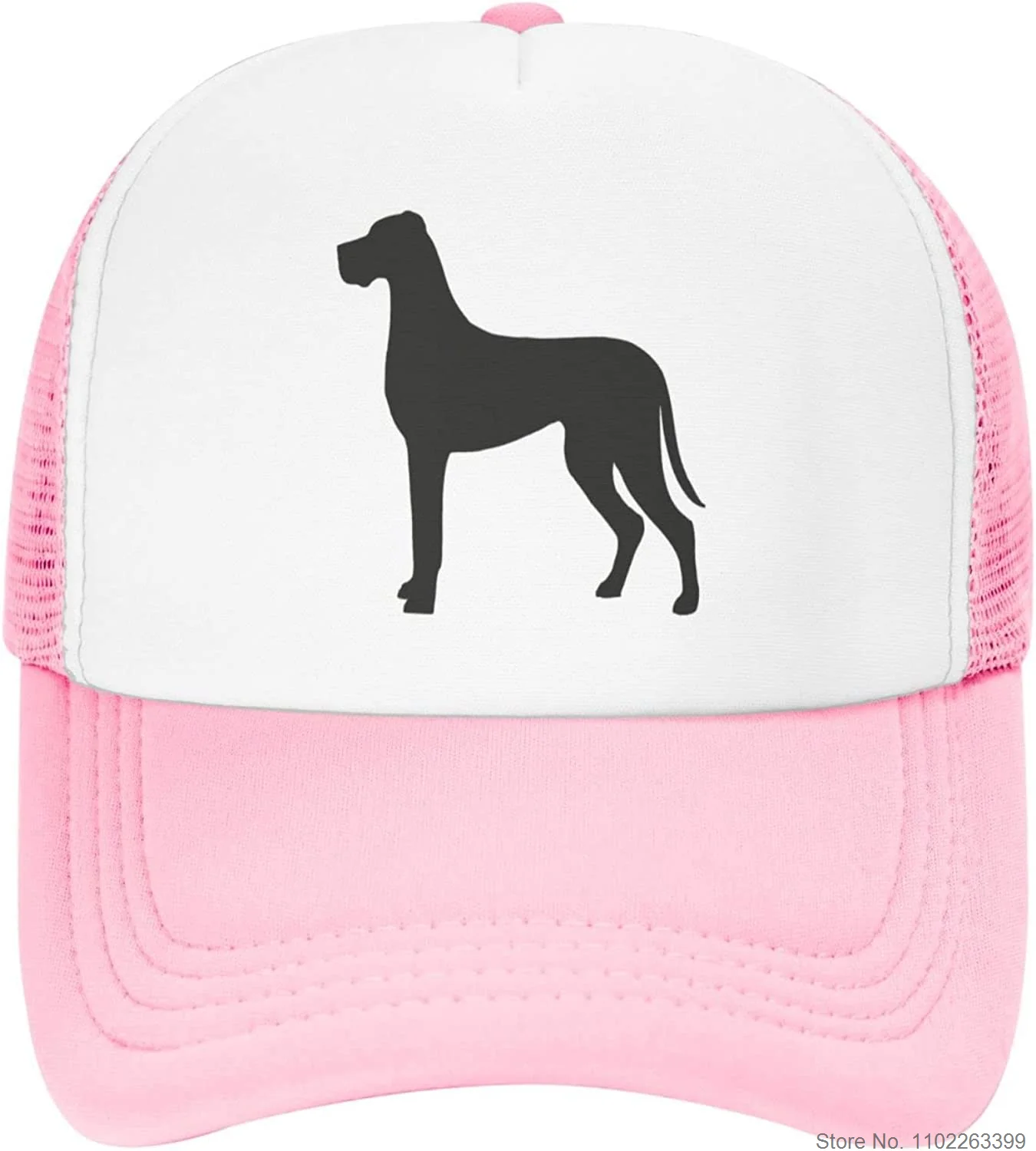 Great Dane Dog Baseball Cap for Kids Children Girls Boys, Mesh Cap Lightweight Adjustable Snapback Sports Hat