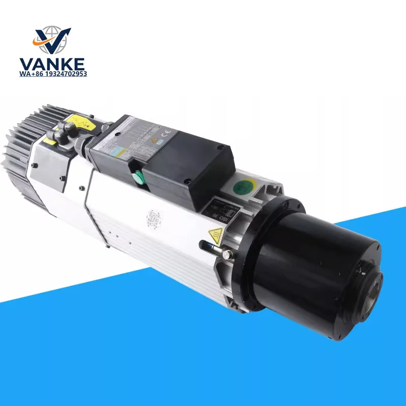 9KW air-cooled automatic tool change spindle motor for high-end woodworking engraving machine power head machining center access