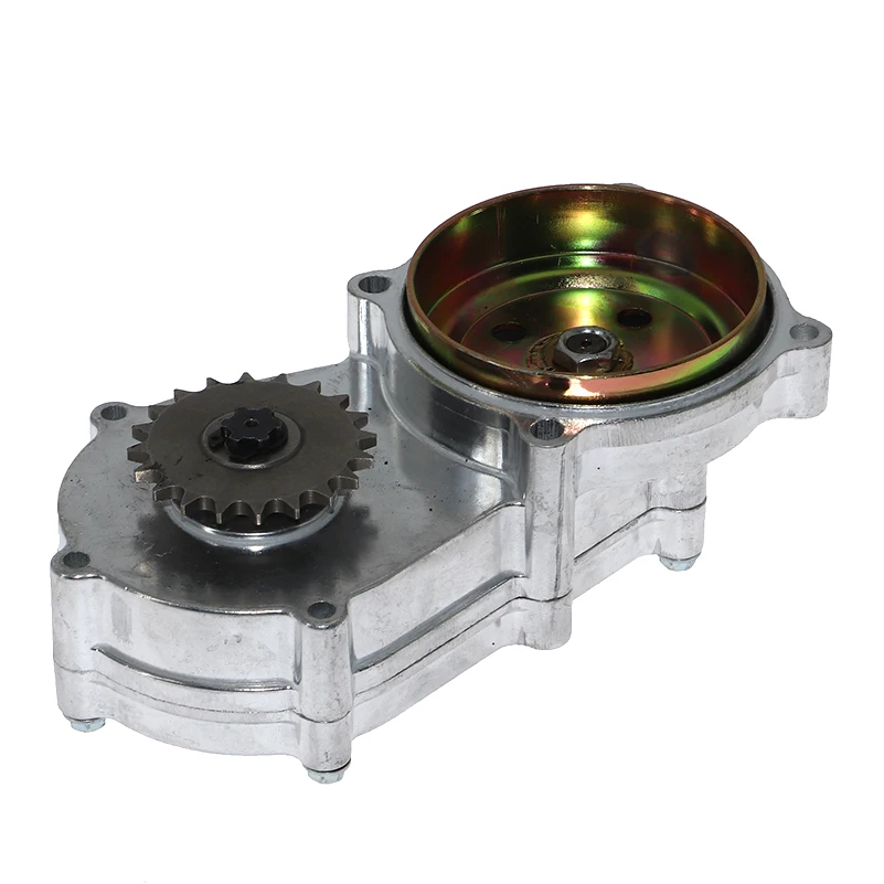 Peças de caixa de engrenagens de fio duplo para motor 47cc-49cc, embreagem de 2 tempos, mini motor de bolso, bicicleta, motocicleta, caixa de transmissão