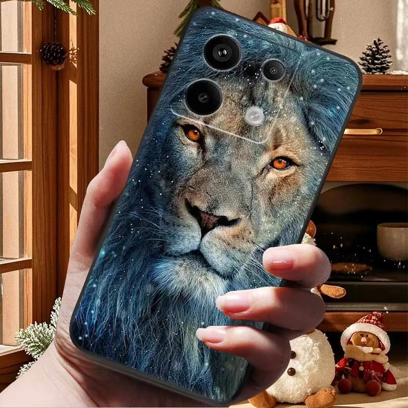 For Xiaomi Redmi Note 13 Pro 5G Case Note 13 Wolf Lion Soft TPU Silicone Back Case For Redmi Note 13 Pro Plus 5G Covers Note13