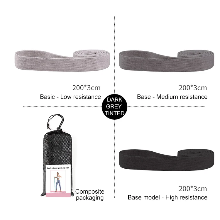 Long Resistance Bands Set for Women Fabric Pull up Assistance Bands for Working Out Thick Cloth Elastic Bandspromote sales