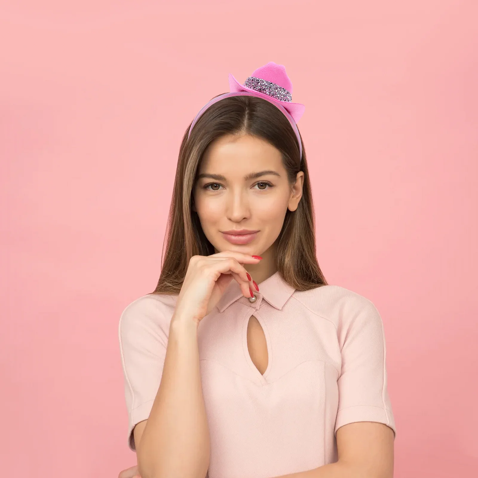 خمر نمط قبعة صغيرة عقال الفاسناتور للنساء تأثيري موضوع حفلة الهالوين كرنفال الحدث أغطية الرأس التبعي