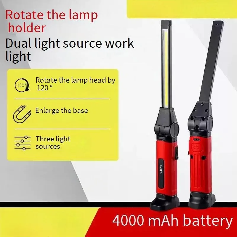 Multi-Functional Auto Repair Powerful LightWorking Lamp  Charging Maintenance with Super Long Battery Life