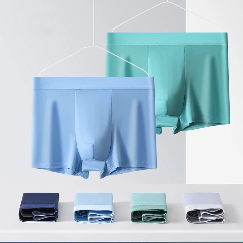 Weiche Herren Boxershorts atmungsaktive sportliche Boxer Sport Boxer Mann sexy Männer Unterwäsche Herren quadratische Höschen Shorts Unterwäsche