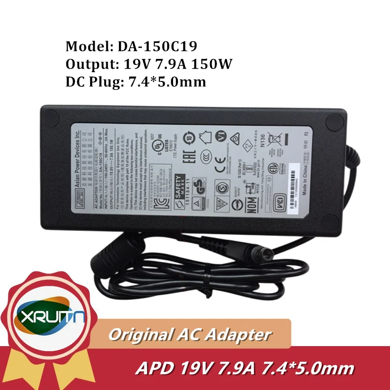 

Original APD AC Adapter Charger For ACER Predator Z35 Monitor Power Supply DA-150C19 19V 7.9A 150W