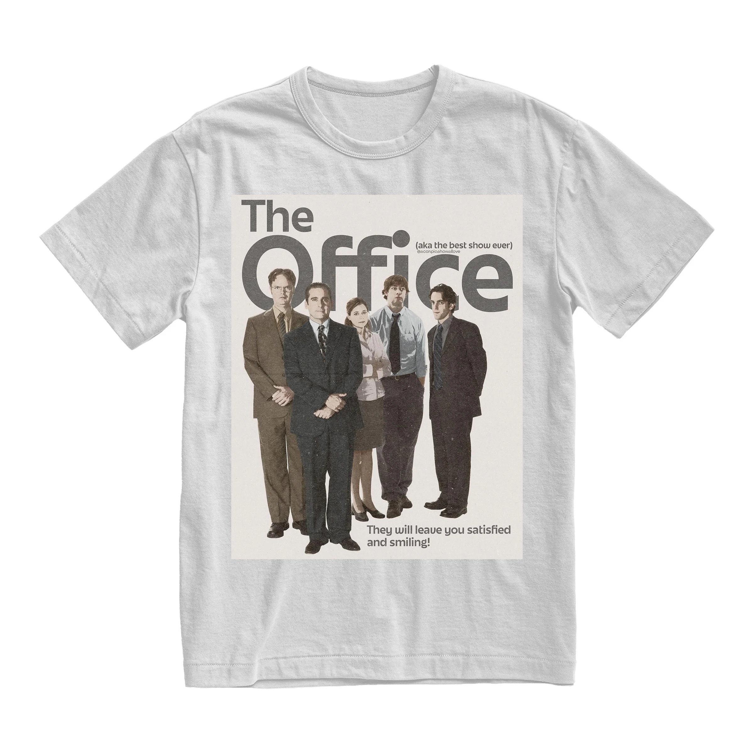 New The Office Movie Graphic Men Print T-shirt  Casual Vintage Prue Cotton Short Sleeve T-shirts Unseix Loose Oversized T Shirts