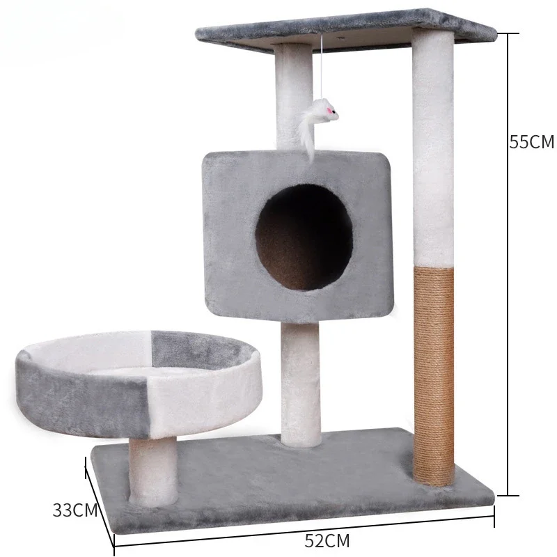 Manufacturer wholesale climbing frame toy type scratching column tree jumping toy supplies cat tree tower