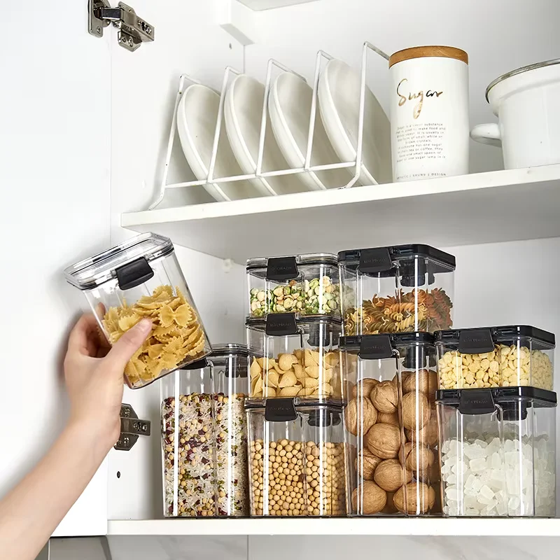 Eco-Premium Dry Food Storage: Best-Selling, Airtight Containers with Secure, Leak-Proof Lids