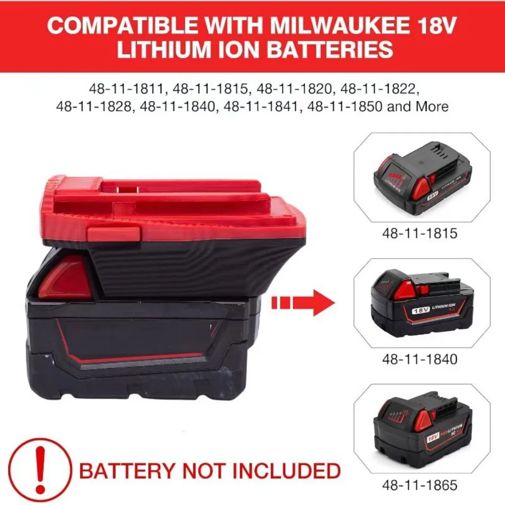 For Milwaukee M18 Battery Adapter For Milwaukee To Hilti  Tool Adapter Converter (Without Battery&  Tool )