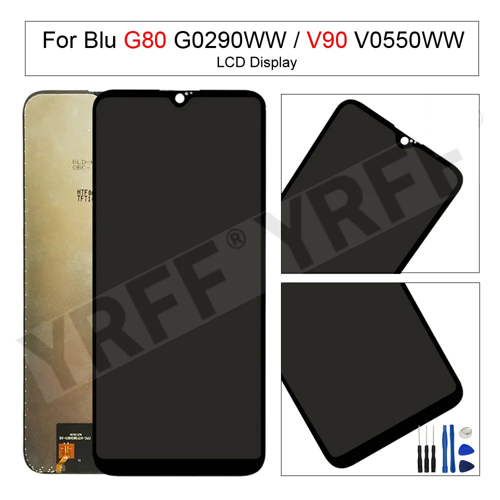 

LCD Display Screen for BLU G80,for BLU V90, V0550WW,Touch Screen Digitizer Assembly, 100% Tested