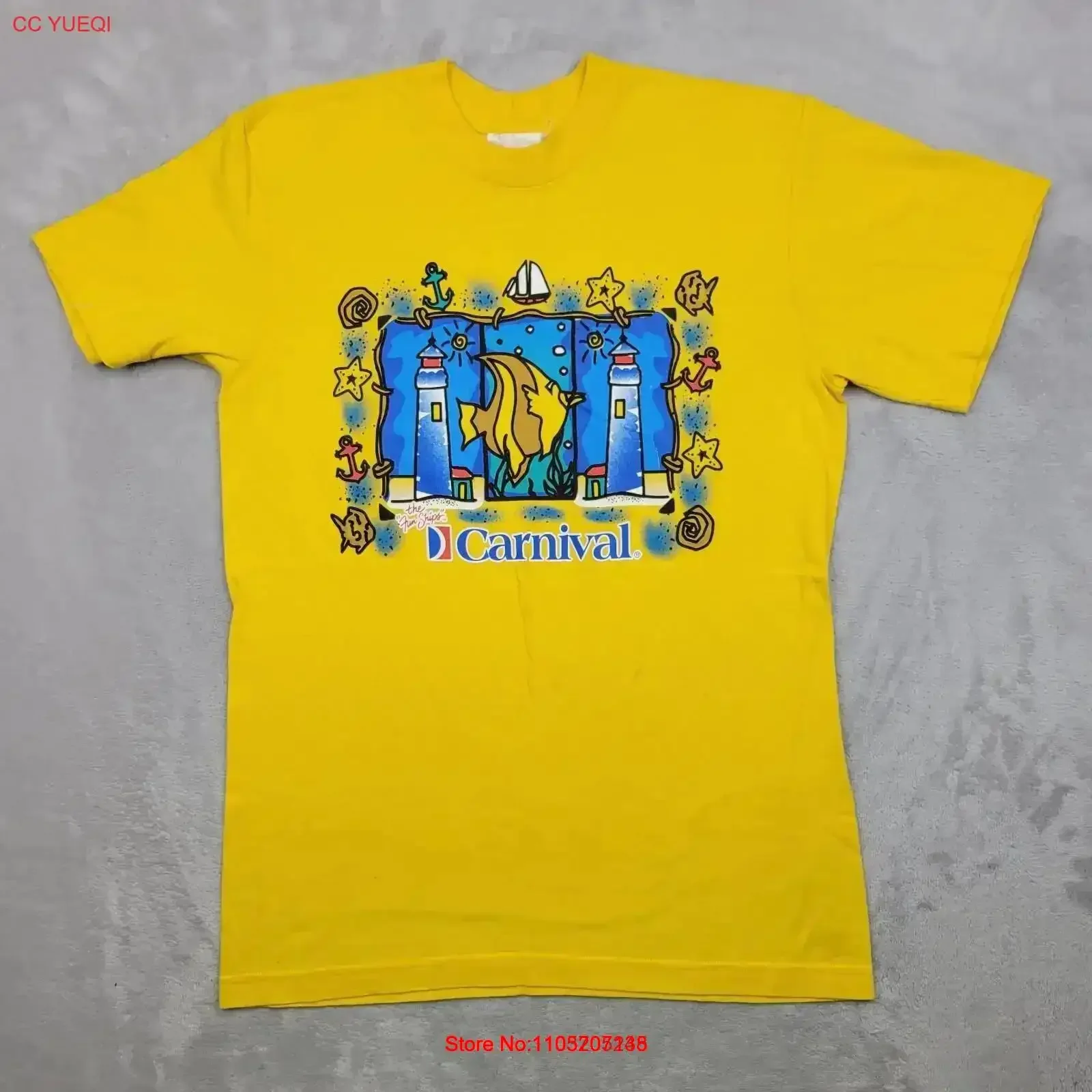 كرنفال كروز لاين تي شيرت الرجال المتوسطة السفينة المحيط البحر قارب عطلة خمر الكبار غسلها الشارع الشهير خمر غسلها للجنسين