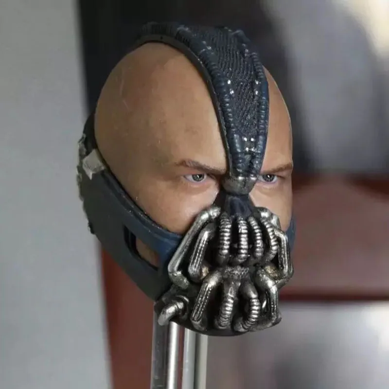 1/6 Bane Head Sculpt Male Soldier Head Carving Model Fit 12\'\' Action Figure Body Dolls