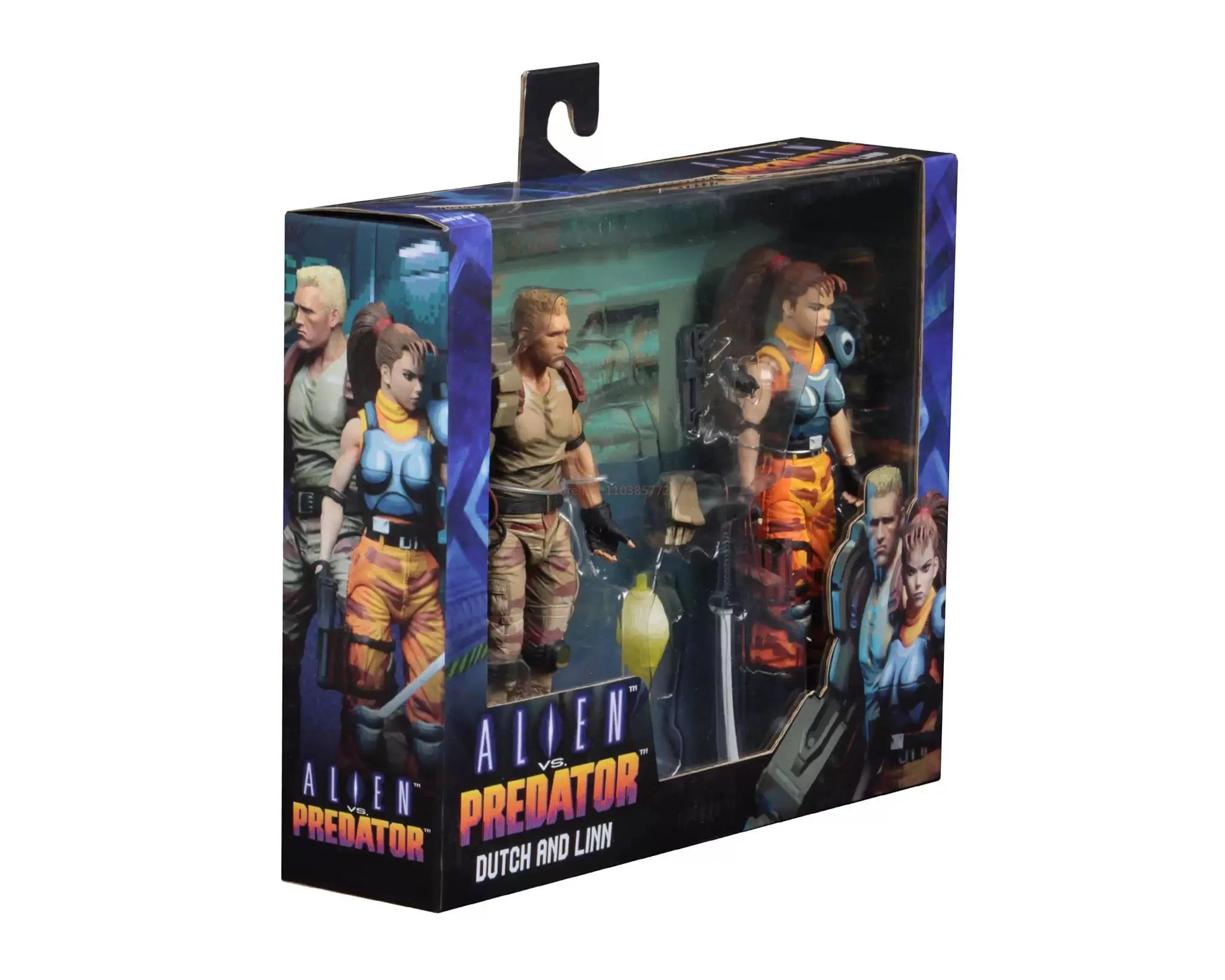 Autentico gioco arcade Neca Aliens.Vspredator Versione Warrior Doppio set Giocattolo per bambola mobile da 6 pollici Regalo di Natale